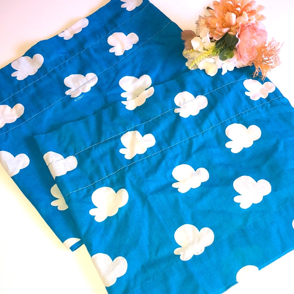 TOY STORY Curtains VTG Andy’s Room Cloud Valances Blue Sky Toy Story Disney